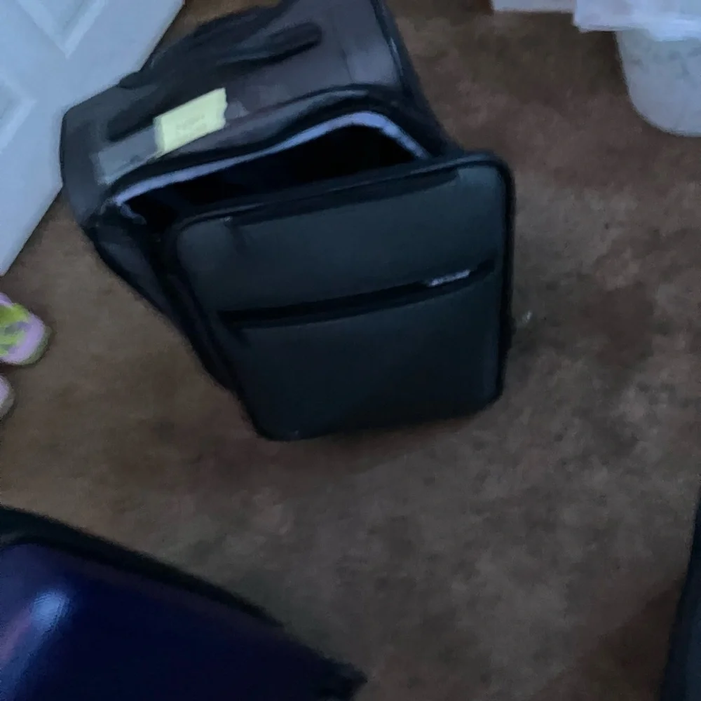 Men's Black Travel Bag